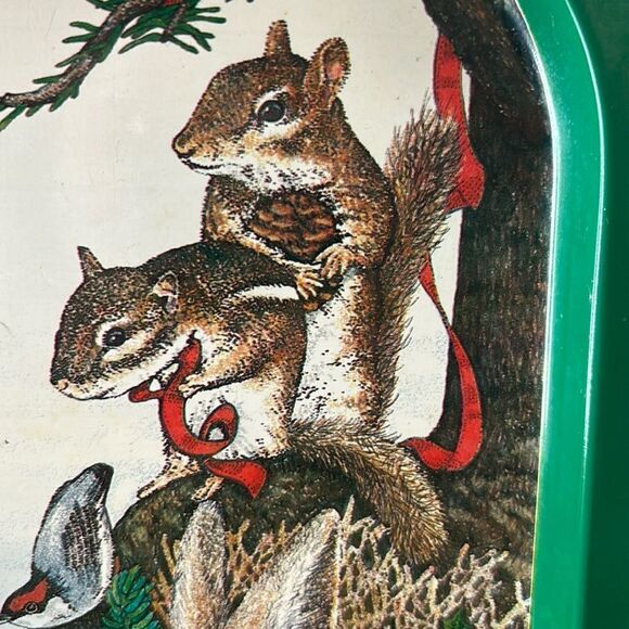 Vintage Tin Christmas Tray - Picture 4 of 9